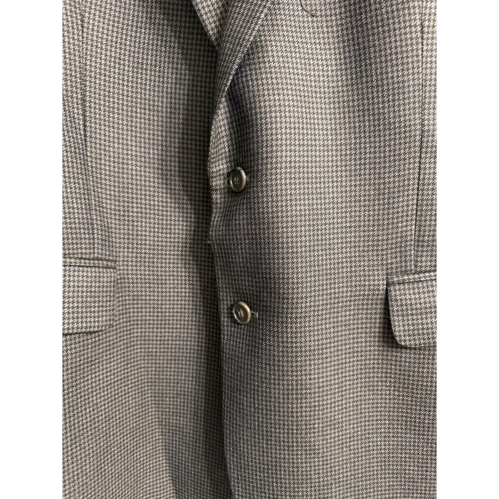 Brooks Brothers 346 Blazer Mens 44 Short Plaid Wool Sport Coat Classic Jacket - Picture 2 of 9